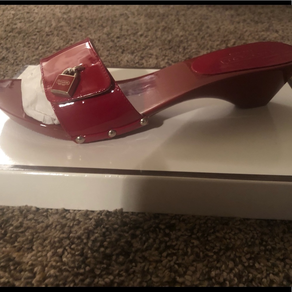Coach dress slip ons
